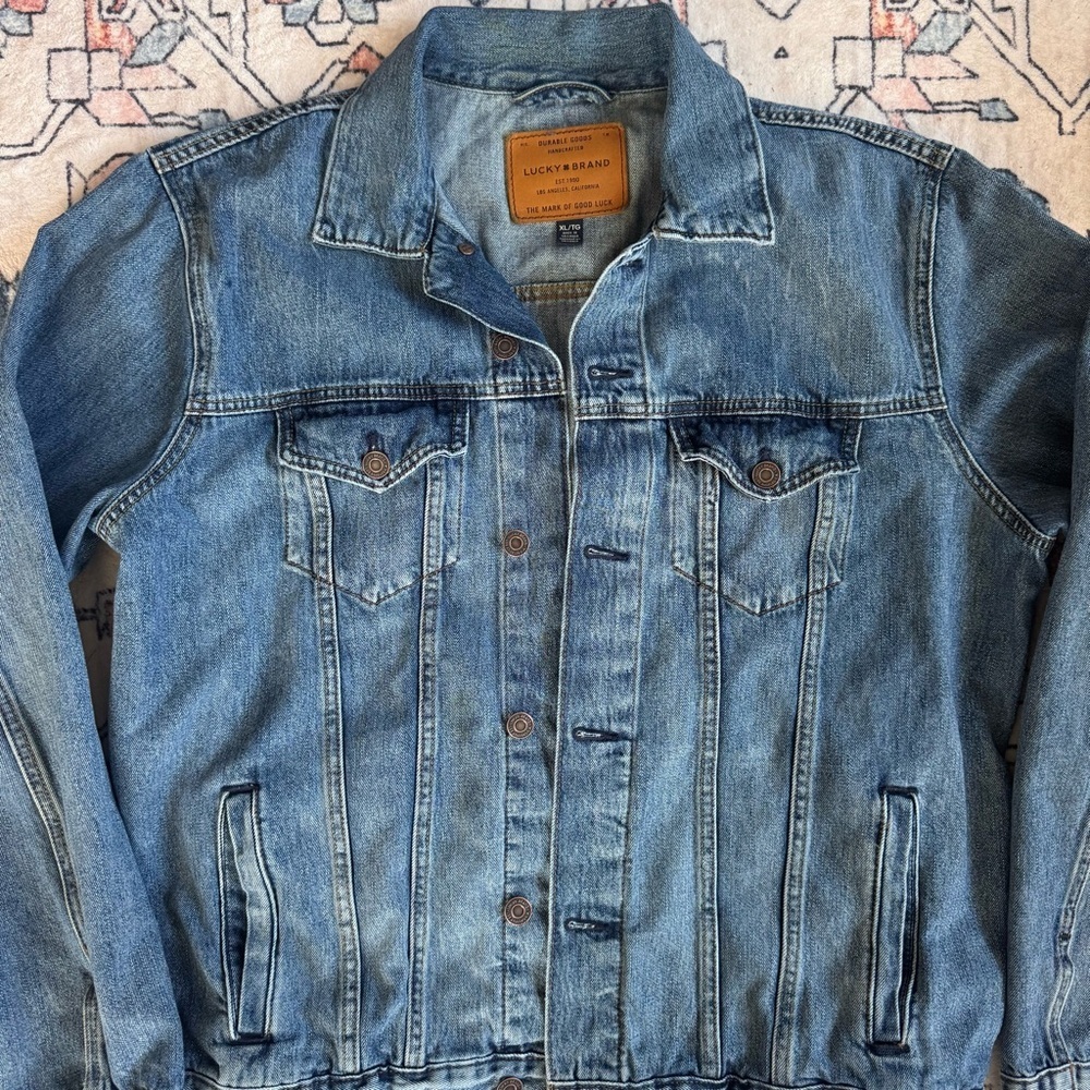Lucky Brand Blue Denim Jacket - size XL - Picture 2 of 6